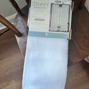 Sheer curtains